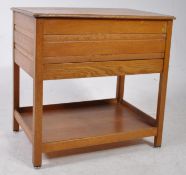 BRITISH MODERN DESIGN - MID CENTURY TEAK SEWING BOX