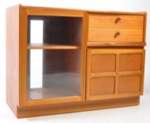 NATHAN - MID CENTURY SQUARES TEAK CABINET