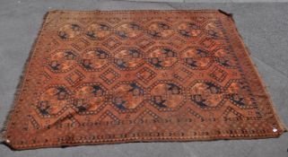 EARLY 20TH CENTURY PERSIAN AFGHAN ART DECO FLOOR RUG