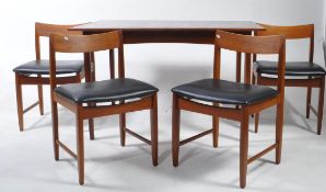 BATH CABINET MAKERS, ENGLAND - MID CENTURY TEAK DINING TABLE & CHAIRS