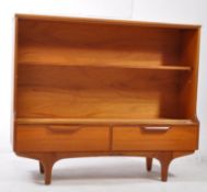 BRITISH MODERN DESIGN - RETRO TEAK BOOKCASE CABINET