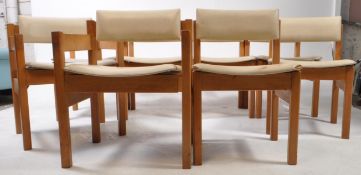 GORDON RUSSELL OF BROADWAY - EIGHT MID CENTURY DINING CHAIRS