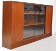HERBERT GIBBS - VINTAGE MID CENTURY TEAK BOOKCASE CABINET