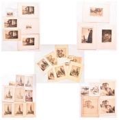 A. E. BORTHWICK (1871-1955) - c7 ETCHINGS OF CHURCH WITH PHOTO