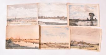 DAVID MUIRHEAD (BRITISH, 1867-1930) - APPROX FOURTEEN WATERCOLOUR ON PAPER PAINTINGS