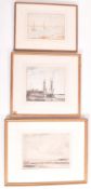 A. E. BORTHWICK (1871-1955) - THREE WATERCOLOUR COASTAL SCENES