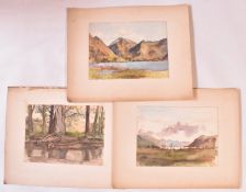 MARJORIE BORTHWICK (DAUGHTER OF A.E. BORTHWICK) - COLLECTION OF ETCHINGS