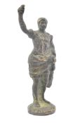 ROMAN BRONZE STATUE OF JULIUS CAESAR