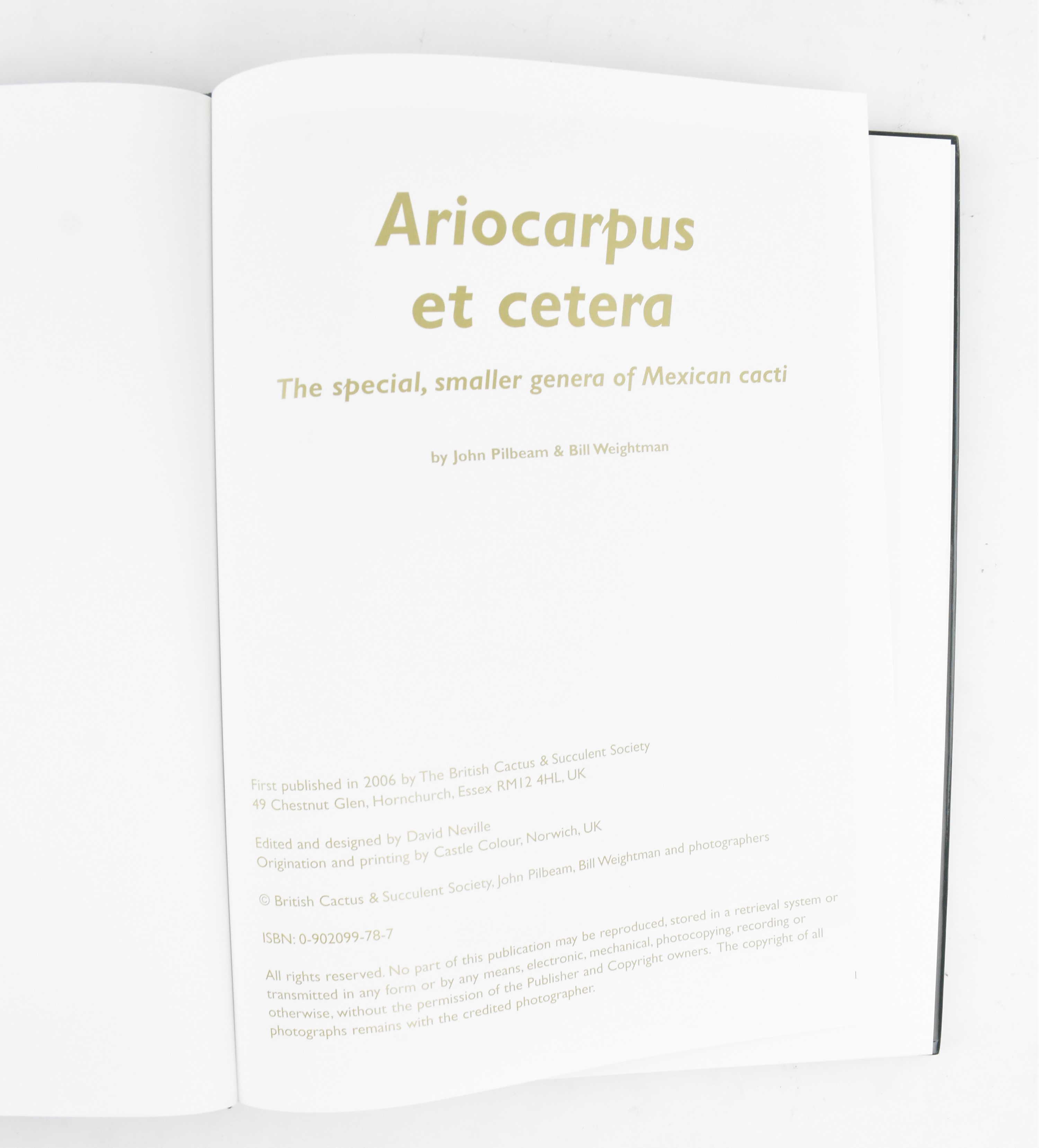 BOTANY. COLLECTION OF SIX SPECIALIST SUCCULENT PLANT BOOKS - Image 3 of 12