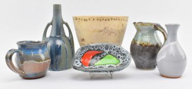 COLLECTION OF VINTAGE MID CENTURY STUDIO POTTERY