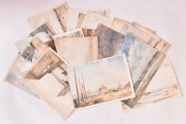 DAVID MUIRHEAD (BRITISH, 1867-1930) - COLLECTION OF c19 WATERCOLOURS ON PAPER