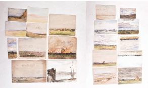 A. E. BORTHWICK (1871-1955) - 20 EN PLEIN AIR SCOTTISH WATERCOLOURS