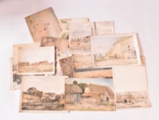 DAVID MUIRHEAD (BRITISH, 1867-1930) - APPROX NINETEEN WATERCOLOURS ON PAPER PAINTINGS