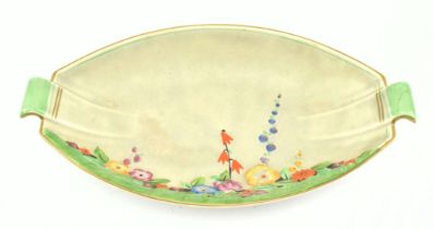 CROWN DEVON - 1930S ART DECO CERAMIC CENTREPIECE FRUIT BOWL