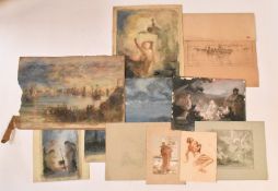 A. E. BORTHWICK (1871-1955) - 10 EN PLEIN AIR WATERCOLOURS