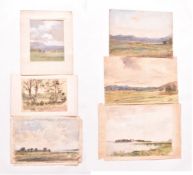 A. E. BORTHWICK (1871-1955) - FIVE WATERCOLOURS ON PAPER