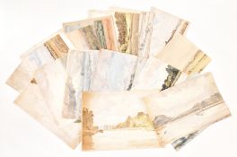 DAVID MUIRHEAD (BRITISH, 1867-1930) - c15 WATERCOLOUR ON PAPER PAINTINGS