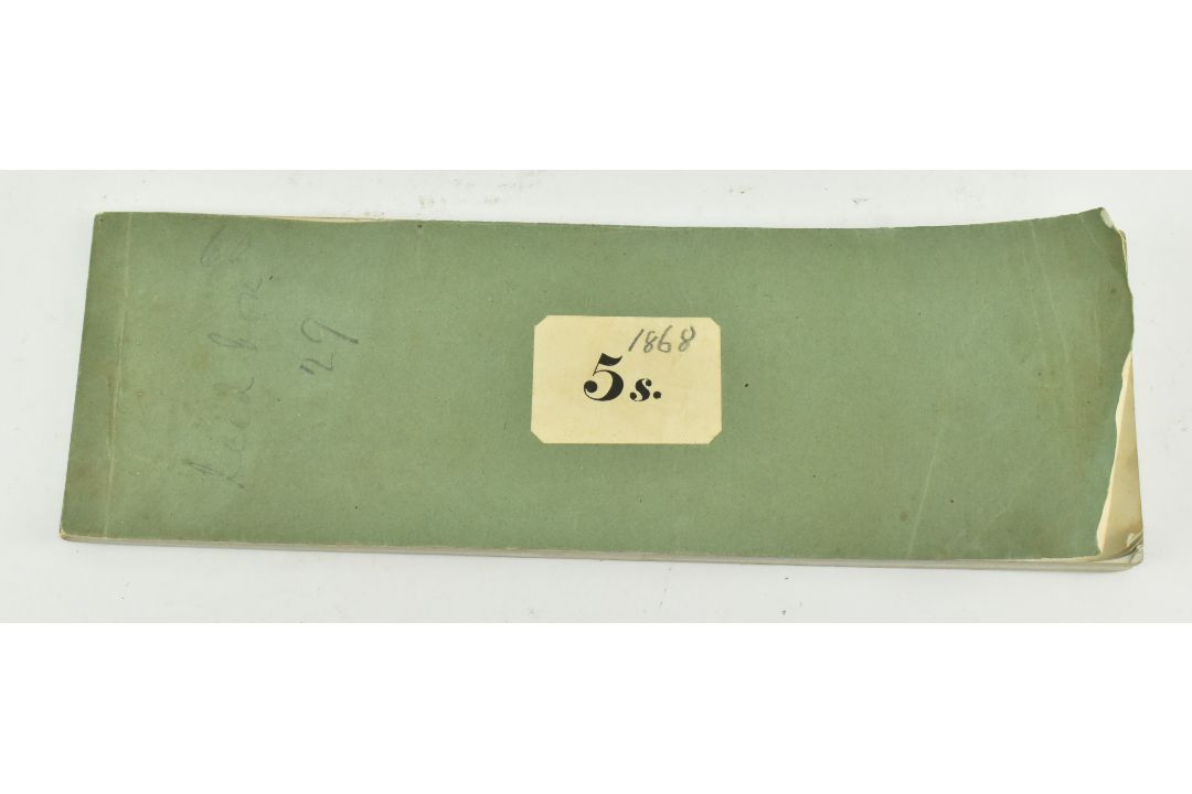 STOURBRIDGE & KIDDERMINSTER BANKING COMPANY MID 19TH CENTURY MAJ. UNUSED CHEQUEBOOK - Image 1 of 5