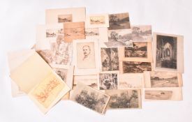 A. E. BORTHWICK (1871-1955) - VARIOUS ETCHINGS ON PAPER