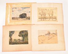 DAVID MUIRHEAD (BRITISH, 1867-1930) - SIX WATERCOLOURS ON PAPER