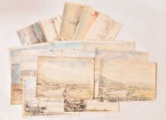 DAVID MUIRHEAD (BRITISH, 1867-1930) - COLLECTION OF c19 WATERCOLOURS ON PAPER