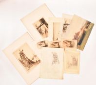 A. E. BORTHWICK (1871-1955) - COLLECTION OF APPROX 10 SCOTTISH LANDSCAPE ETCHINGS