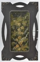 EARLY 20TH CENTURY DRIED FLOWER DIORAMA DISPLAY IN WOODEN FRAME