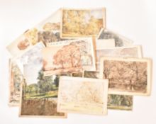 DAVID MUIRHEAD (BRITISH, 1867-1930) - c 20 WATERCOLOURS ON PAPER PAINTINGS