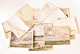 DAVID MUIRHEAD (BRITISH, 1867-1930) - c15 WATERCOLOURS ON PAPER PAINTINGS