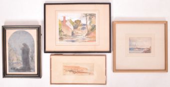 A. E. BORTHWICK (1871-1955) - FOUR WATERCOLOUR ON PAPER PAINTINGS