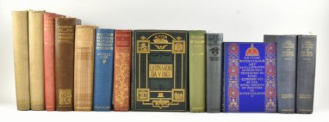 ALFRED EDWARD BORTHWICK COLLECTION. ELEVEN ART REFERENCE WORKS