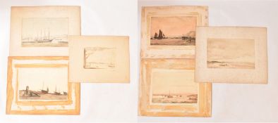 DAVID MUIRHEAD (BRITISH, 1867-1930) - SIX WATERCOLOURS ON PAPER PAINTINGS