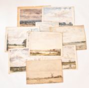 DAVID MURIHEAD (BRITISH, 1867-1930) - COLLECTION OF c10 WATERCOLOURS ON PAPER