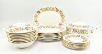 WEDGWOOD & PARAGON - PART CHINA DINNER SERVICES