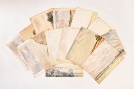 DAVID MUIRHEAD (BRITISH, 1867-1930) - FIFTEEN WATERCOLOURS ON PAPER