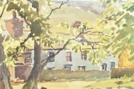 CHARLES BROOKER - WATERCOLOUR ON PAPER LANDSCAPE PAINTING