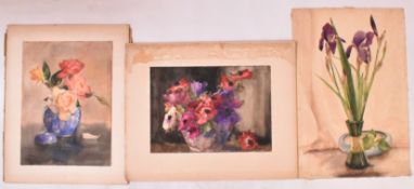 MARJORIE BORTHWICK (DAUGHTER OF A.E. BORTHWICK) - COLLECTION OF WATERCOLOURS ON PAPER