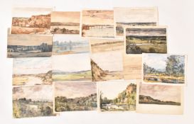 DAVID MUIRHEAD (BRITISH, 1867-1930) - COLLECTION OF c15 WATERCOLOURS ON PAPER PAINTINGS