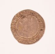 1623 KING JAMES I SILVER SIXPENCE COIN