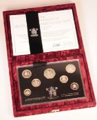 ROYAL MINT - 1996 UK SILVER ANNIVERSARY .925 COIN COLLECTION