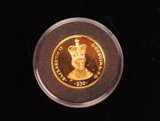 2008 SIERRA LEONE GOLD $50 COIN