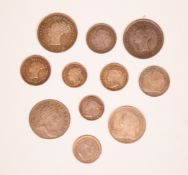 COLLECTION OF LOW DENOMINATION & MAUNDY SILVER COINS
