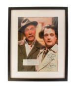 ONLY FOOLS & HORSES - LENNARD PEARCE & DAVID JASON DUAL SIGNED PRESENTATION