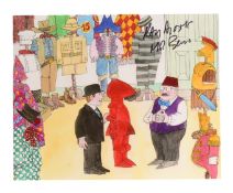 MR BENN (1971 ANIMATED SERIES) - RAY BROOKS - SIGNED 8X10