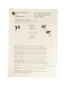 'ALLO 'ALLO! (BBC SITCOM) - ORIGINAL REHEARSAL SCRIPT