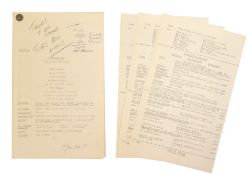 THE GOON SHOW – BBC COMEDY SHOW 1951-1960 - ORIGINAL RECORDING SCRIPT