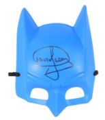 ONLY FOOLS & HORSES - SIR DAVID JASON SIGNED BATMAN MASK