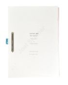 DOCTOR WHO - THE SNOWMEN (2012) - ORIGINAL PRODUCTION SCRIPT