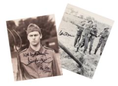DAD'S ARMY - IAN LAVENDER & CLIVE DUNN AUTOGRAPHS - AFTAL