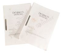 DA VINCI'S DEMONS (2013-2015 SERIES) - TWO ORIGINAL PRODUCTION SCRIPTS